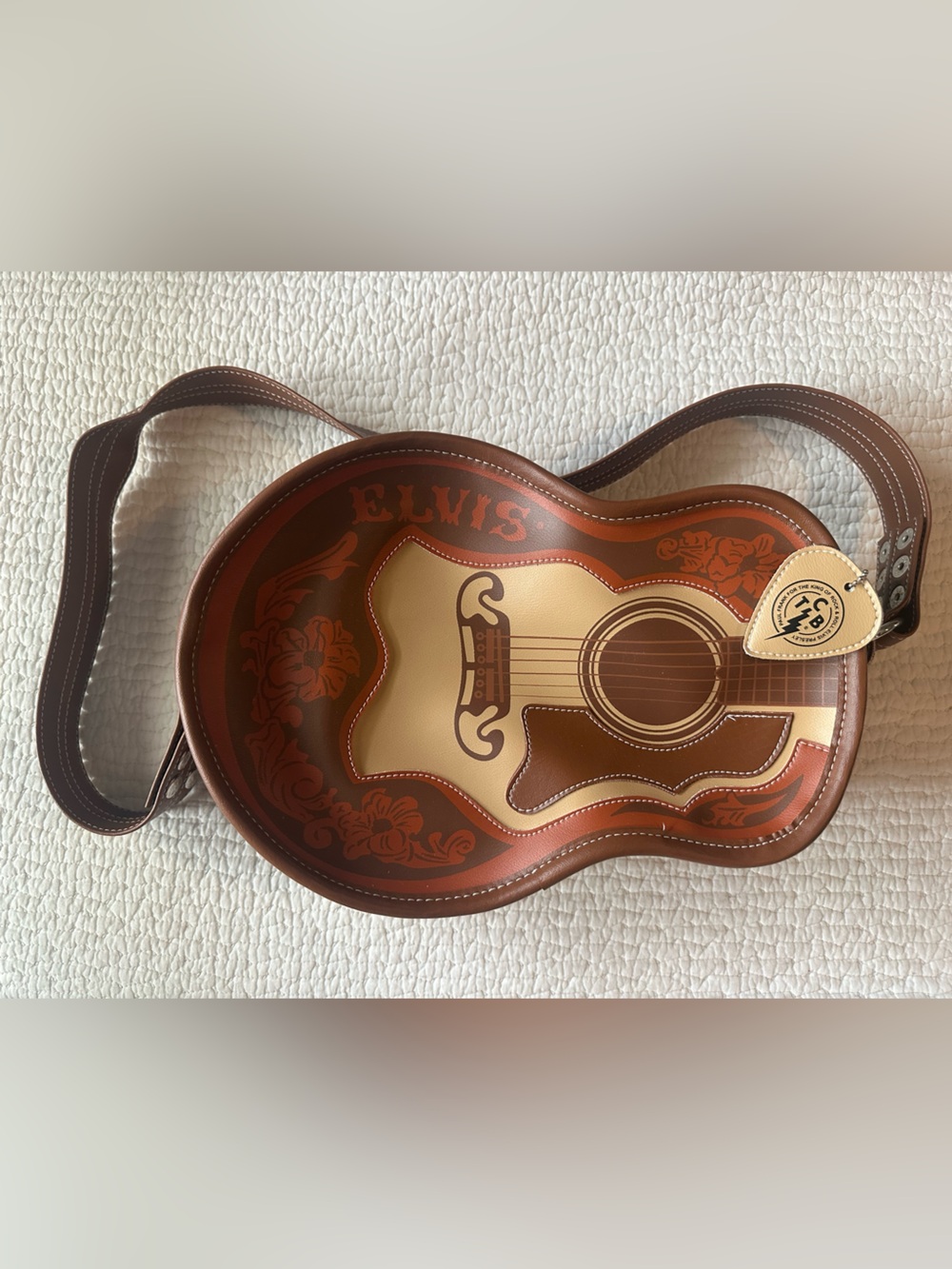 Limited Edition Paul Frank ELVIS Guitar-Shaped Bag Vintage Y2K
